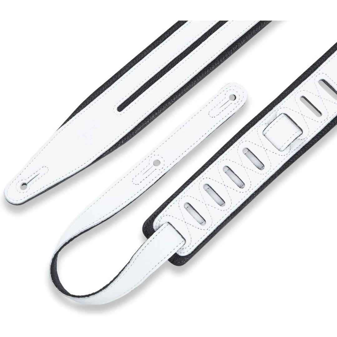 Ремень для гитары Levy's MG317DRS-BLK-WHT