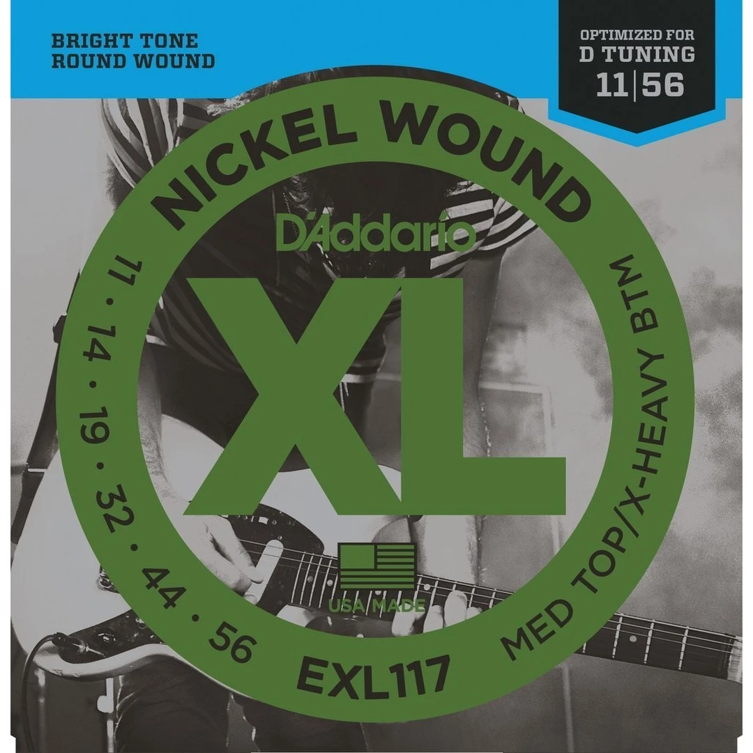 Струны для электрогитары D'Addario EXL117 11-56