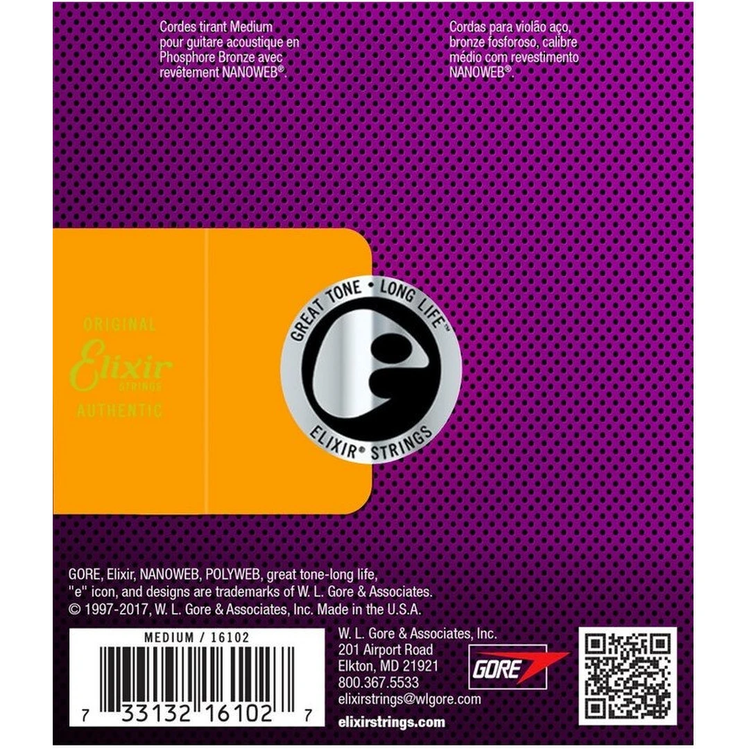 Струны для акустической гитары Elixir 16102 13-56