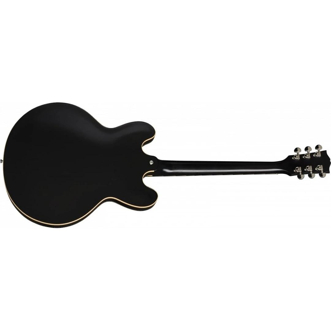 Полуакустическая гитара Gibson ES-335 Satin 2019 Trans Black