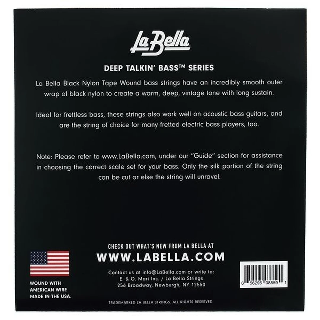 Струны для бас-гитары La Bella 750N-B 50-135