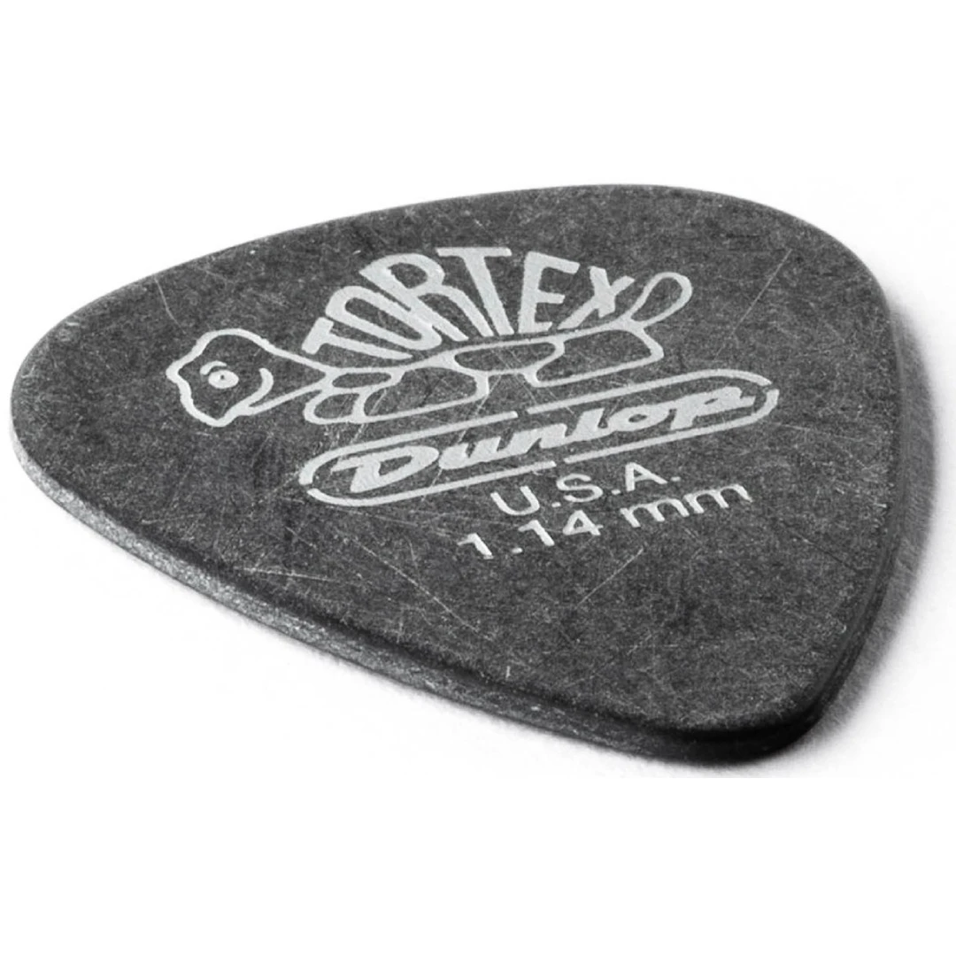 Медиатор Dunlop 488R1.14 Tortex Pitch Black Standard 1.14