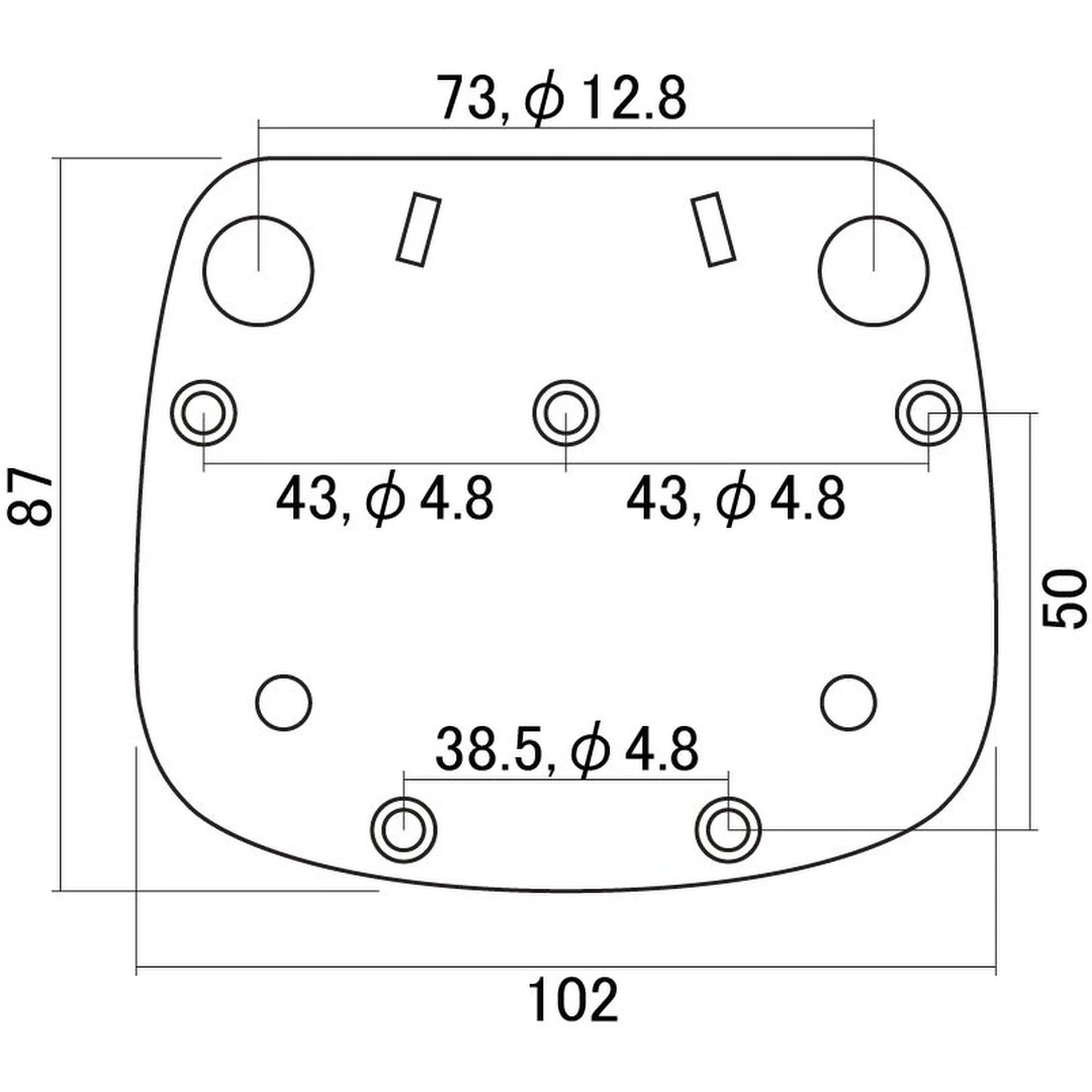 Бридж тремоло Hosco HK-47C