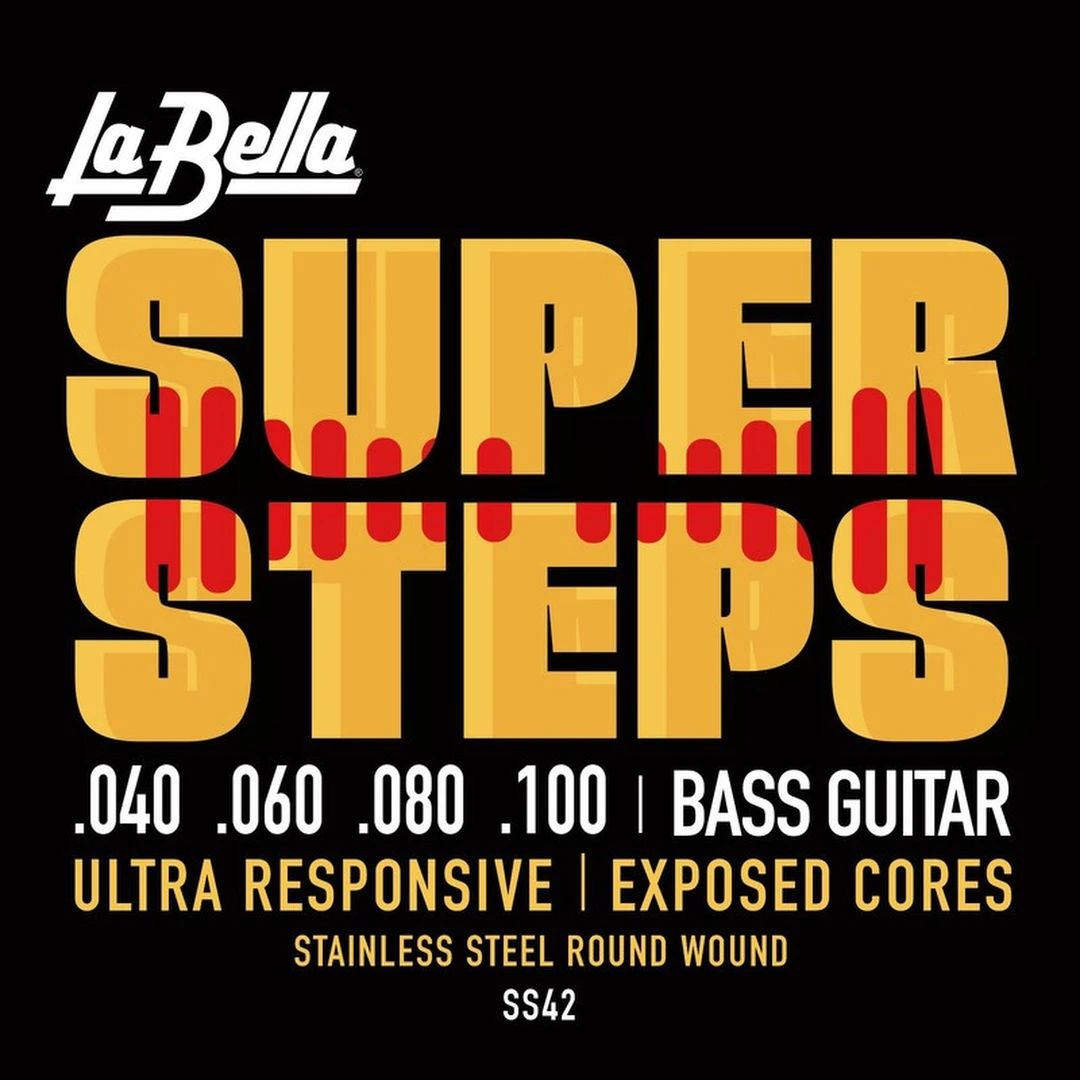 Струны для бас-гитары La Bella SS42 40-100