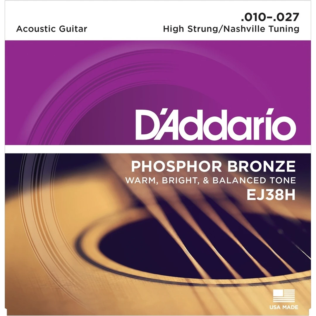 Струны для акустической гитары D'Addario EJ38H 10-27