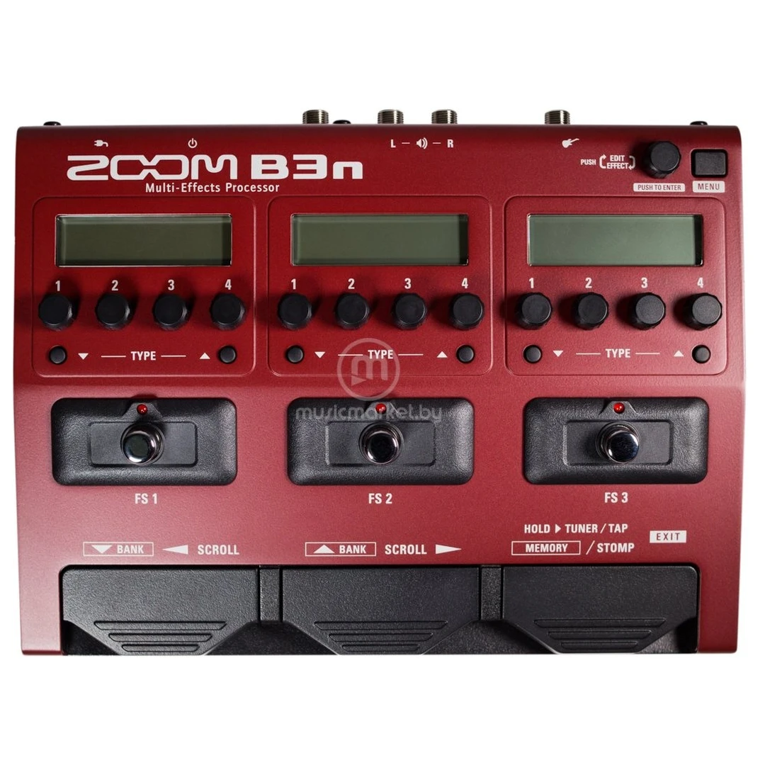 Процессор эффектов для бас-гитары Zoom B3n