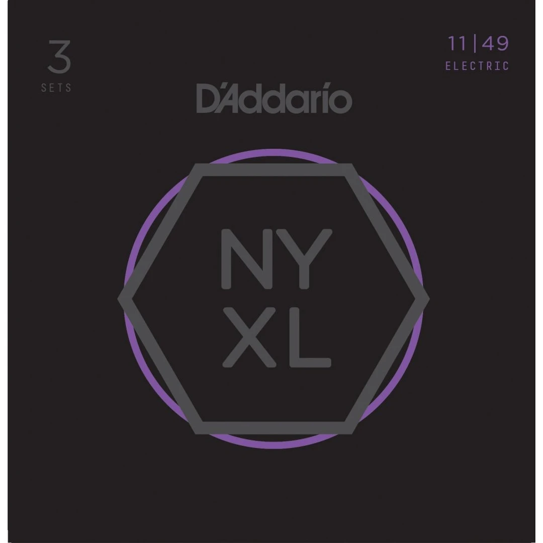 Струны для электрогитары D'Addario NYXL1149-3P 11-49