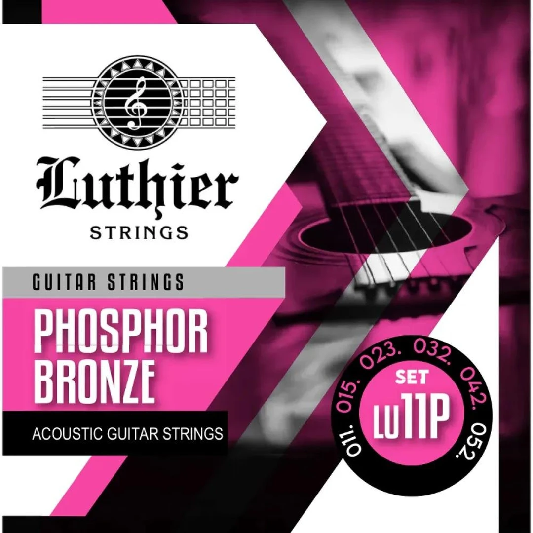 Струны для акустической гитары Luthier LU-11P 11-52
