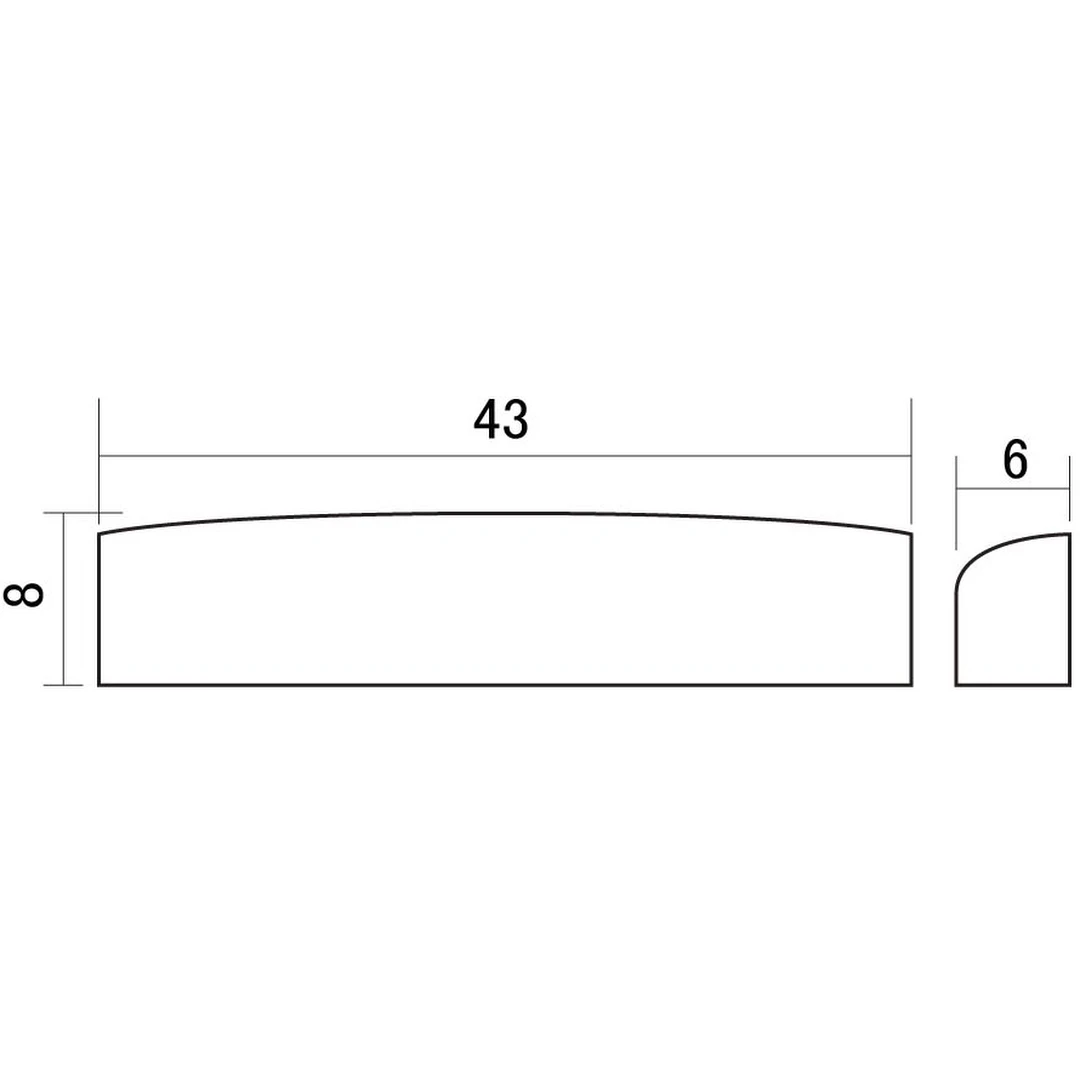 Порожек для гитары Hosco BN-7