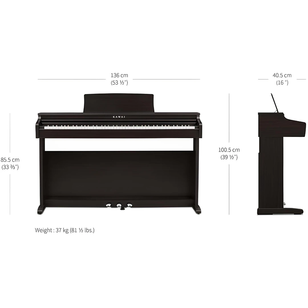 Цифровое пианино Kawai KDP120R Premium Rosewood