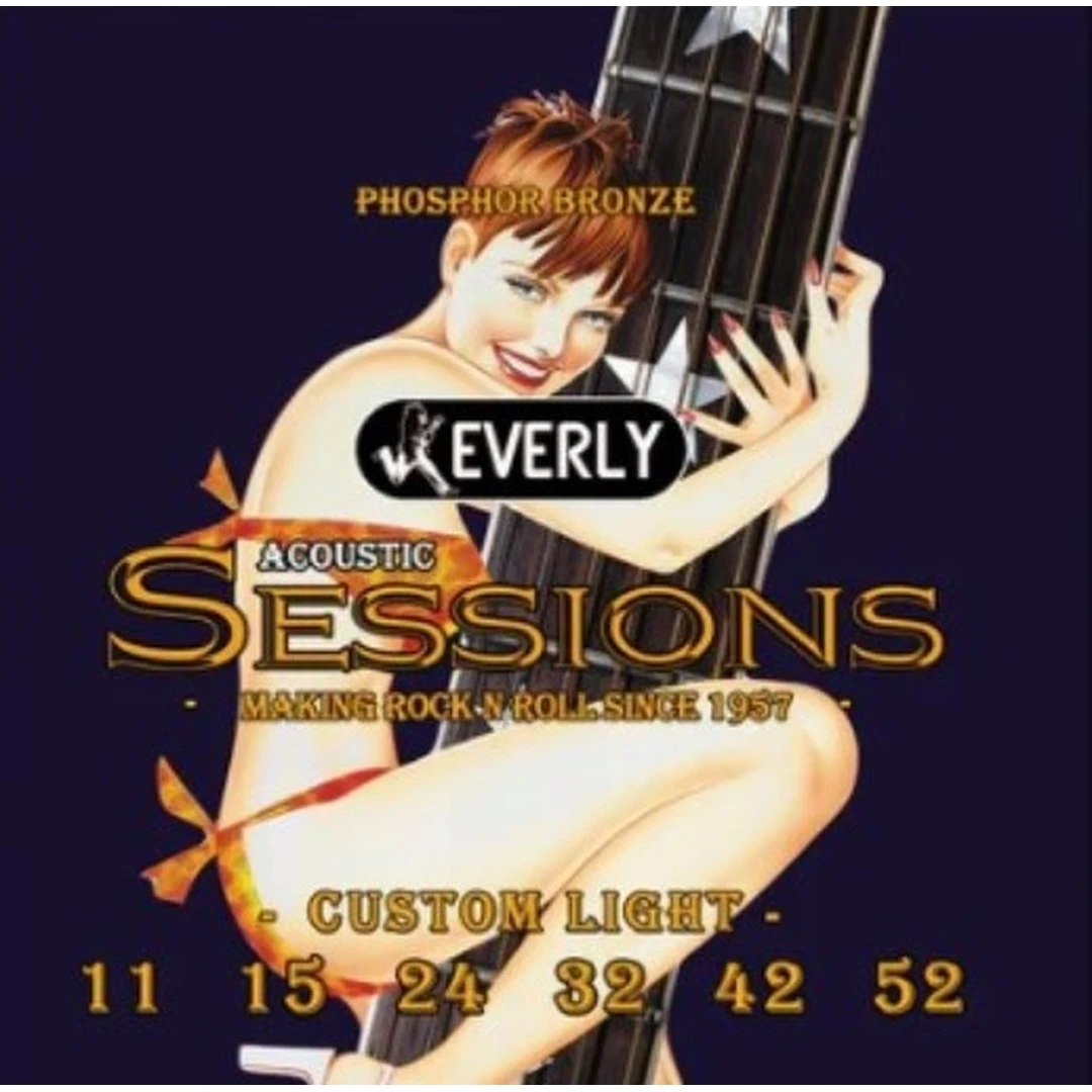 Струны для акустической гитары Everly 7211 Sessions