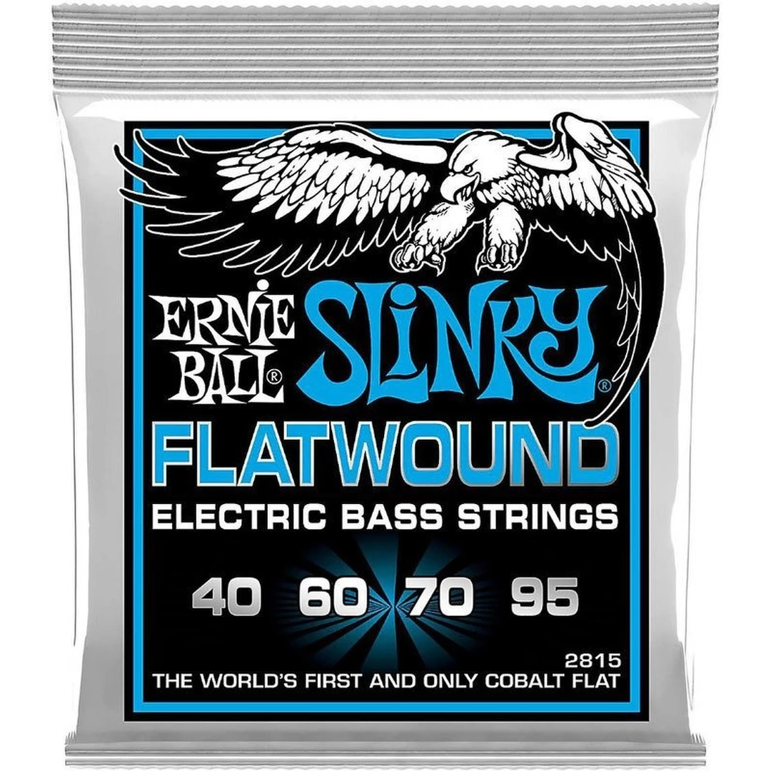 Струны для бас-гитары Ernie Ball 2815 Extra Slinky Flatwound Bass 40-95