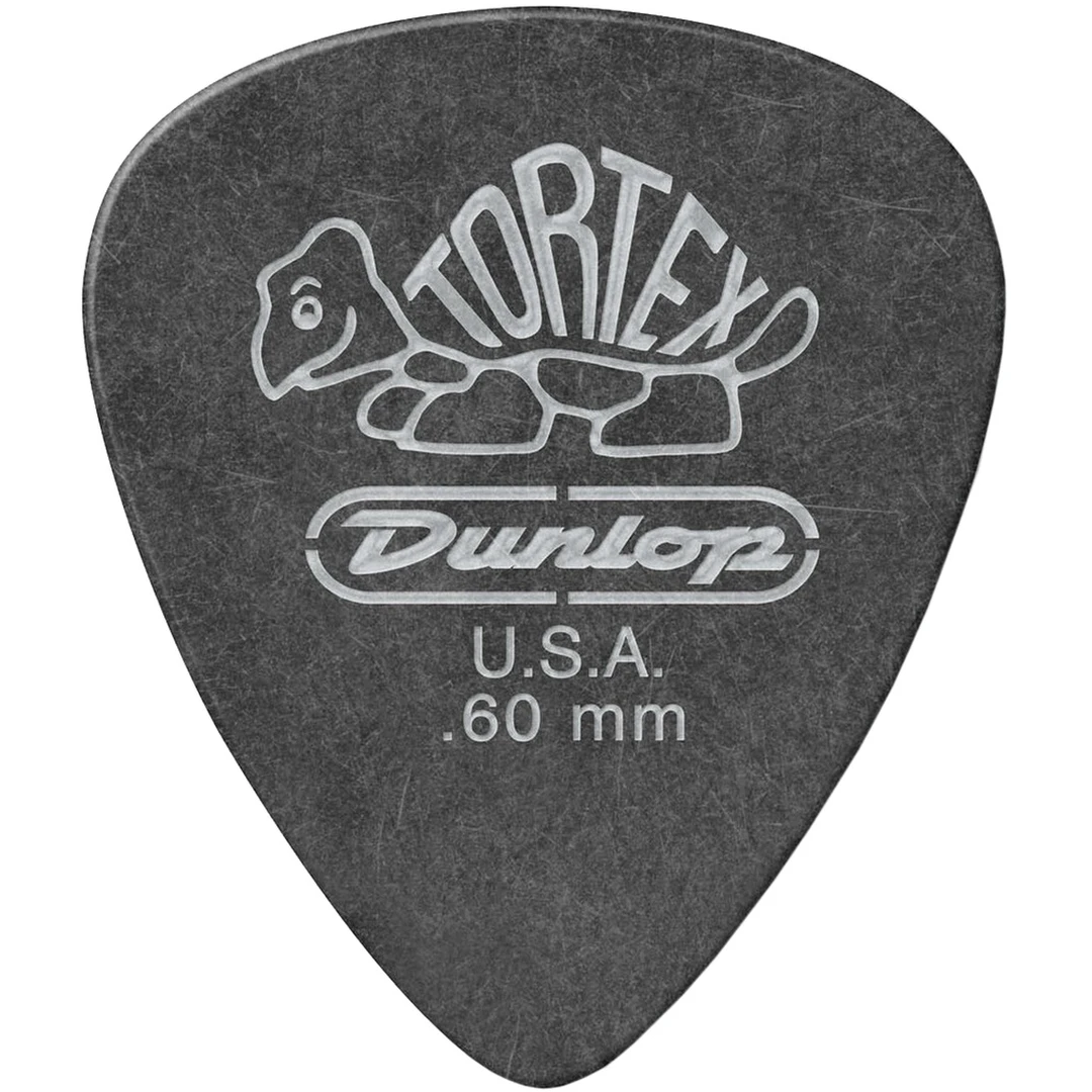 Набор медиаторов Dunlop 488P.60 Tortex Pitch Black Standard .60