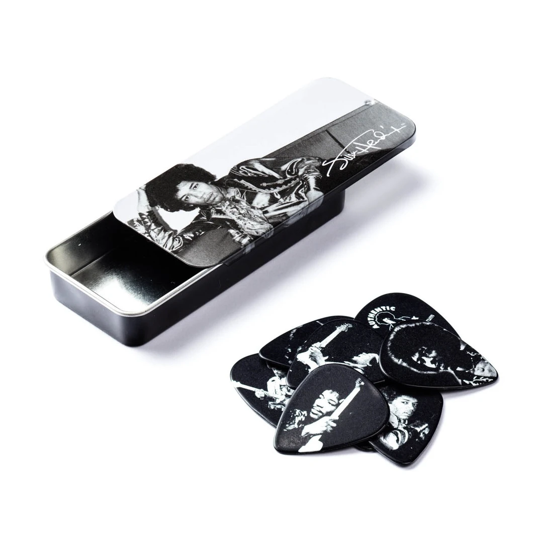 Набор медиаторов Dunlop JHPT05H Jimi Hendrix Silver Portrait
