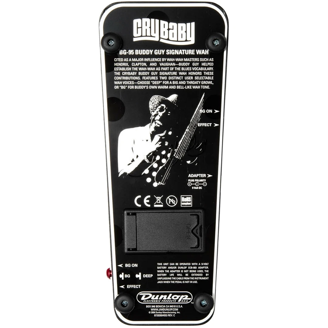 Педаль эффектов Dunlop BG95 Buddy Guy Cry Baby Wah