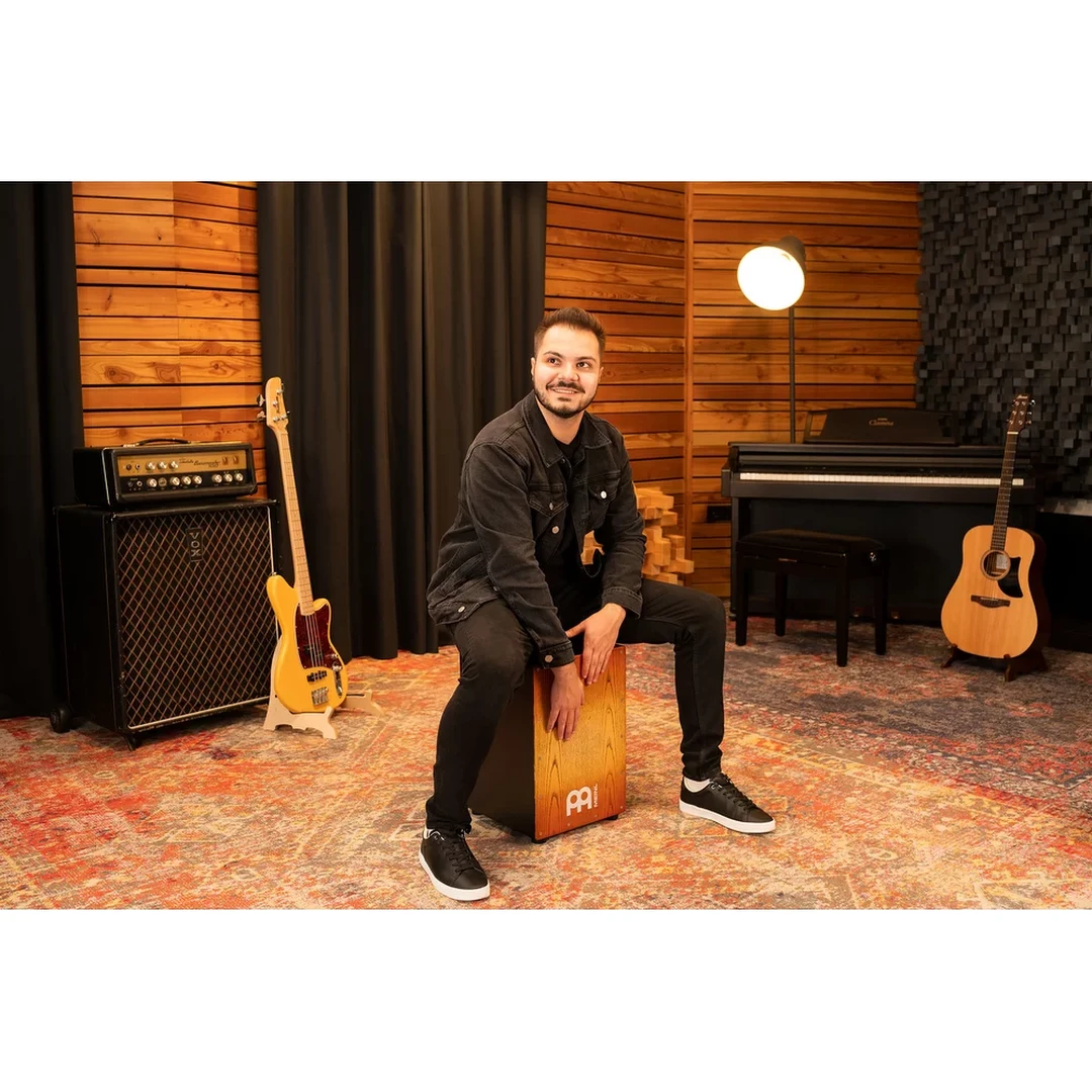 Кахон Meinl Headliner MCAJ100BK-SAF Sonoran Amber Fade