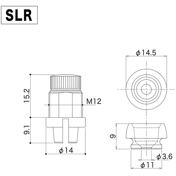 Держатель для ремня Gotoh Strap Locker SLR B
