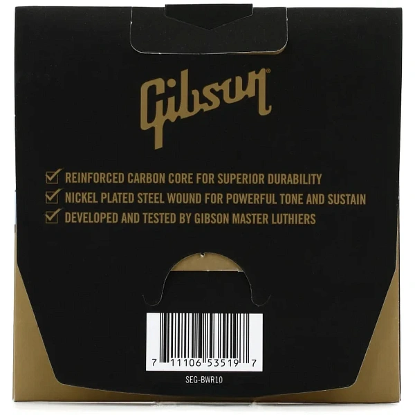 Струны для электрогитары Gibson SEG-BWR10 Brite Wire Reinforced Light 10-46