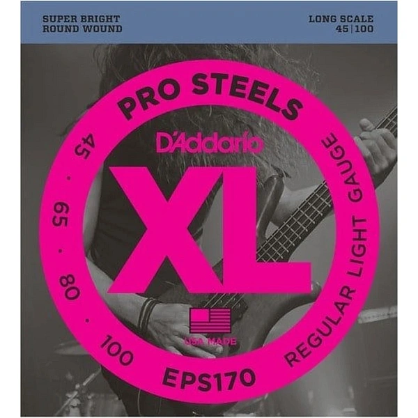Струны для бас-гитары D'Addario EPS170 45-100