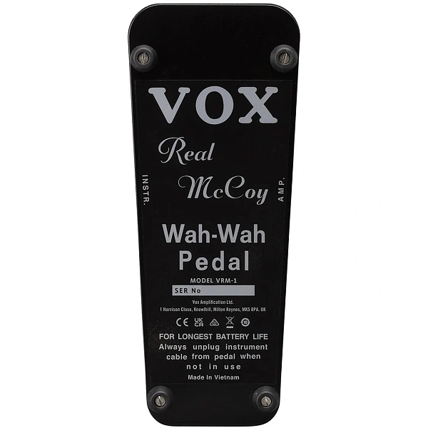 Педаль эффектов Vox Real McCoy Wah