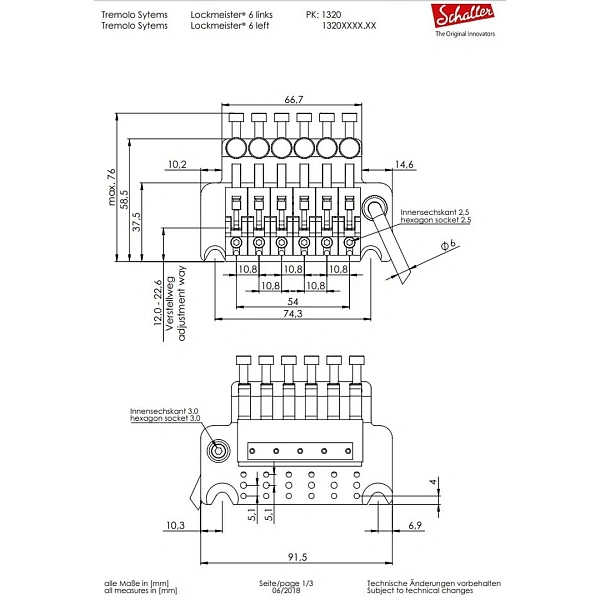Бридж Schaller Lockmeister 6 L 13200242.12