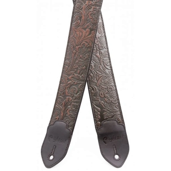 Ремень для гитары RightOn Straps On Leathercraft Blackguard Black
