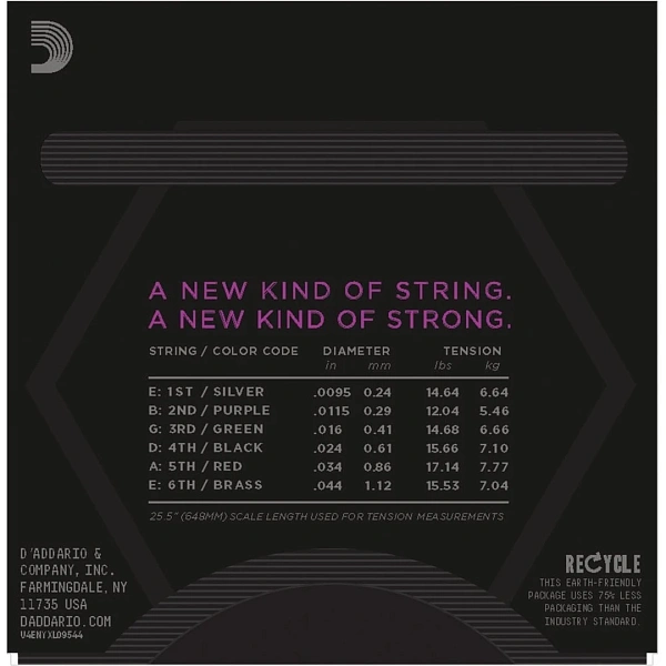 Струны для электрогитары D'Addario NYXL09544 9,5-44