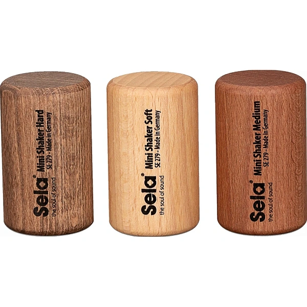 Набор из трех шейкеров Sela SE 279 Mini Shaker Set Maple