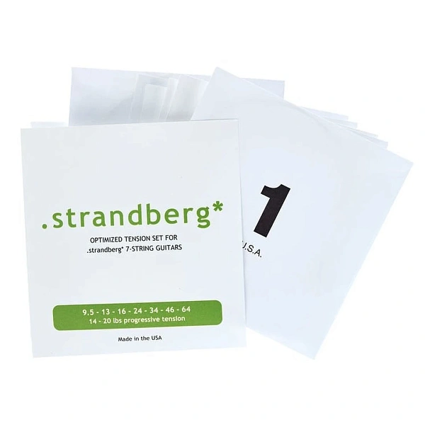 Струны для электрогитары Strandberg Optimized Tension Strings for Boden 7/CL7 (Набор из 5 комплектов струн)