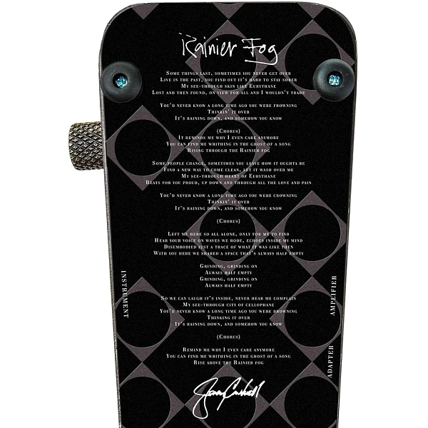 Педаль эффектов Dunlop JC95B Jerry Cantrell Rainier Fog Cry Baby Wah