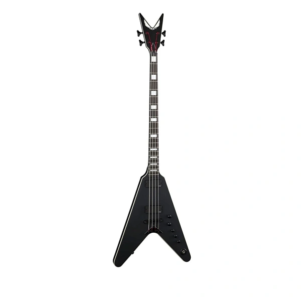Бас-гитара Dean V Stealth Bass Black Satin w/EMG