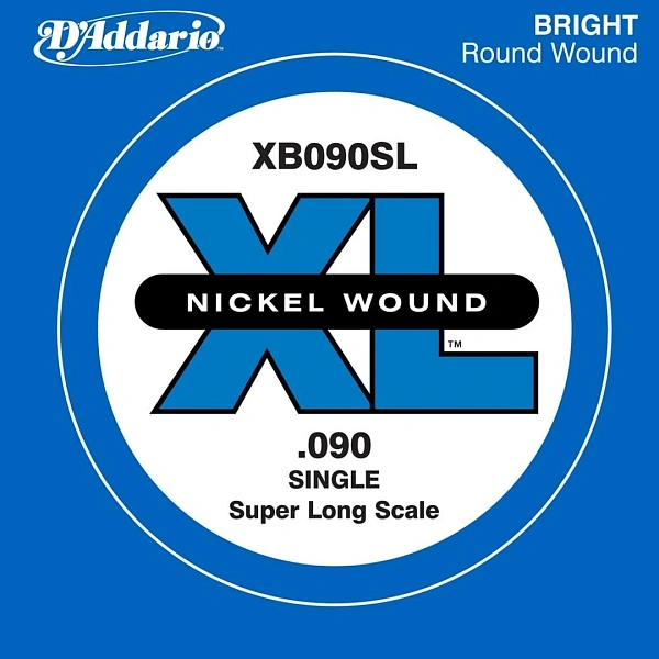 Струна для бас-гитары D'Addario XB090SL Nickel Wound