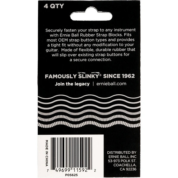 Держатели для ремня Ernie Ball 5625