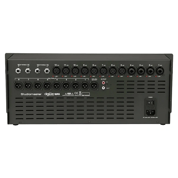 Цифровой рэковый микшерный пульт Studiomaster DigiLive 16RS