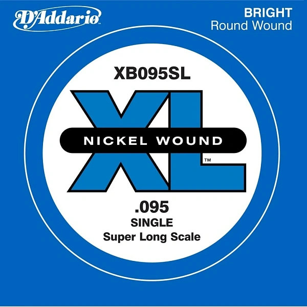 Струна для бас-гитары D'Addario XB095SL Nickel Wound