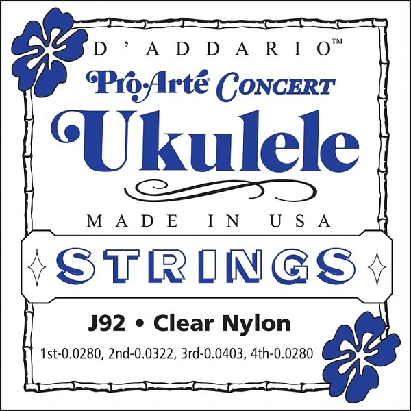 Струны для укулеле D'Addario J92 Pro Arte