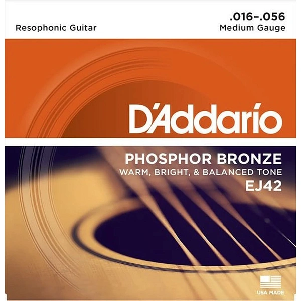 Струны для акустической гитары D’Addario EJ42 16-56