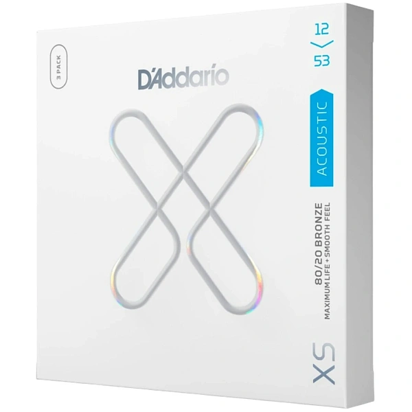 Струны для акустической гитары D'Addario XSABR1253-3P 12-53