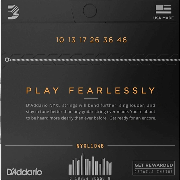 Струны для электрогитары D’addario NYXL1046 10-46