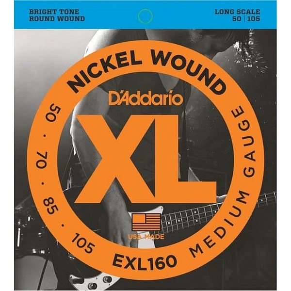 Струны для бас-гитары D’Addario EXL160SL 50-105