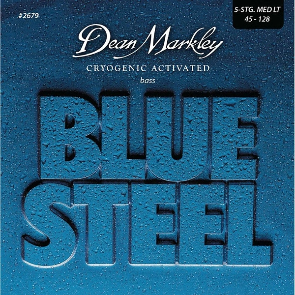 Струны для бас-гитары Dean Markley 2679 Blue Steel 45-128 5-Strings