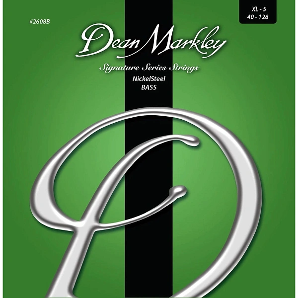 Струны для бас-гитары Dean Markley 2608B Signature Nickel Steel 40-128 5-Strings