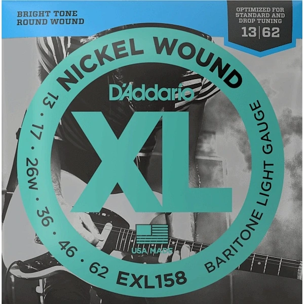 Струны для электрогитары D'Addario EXL158 13-62