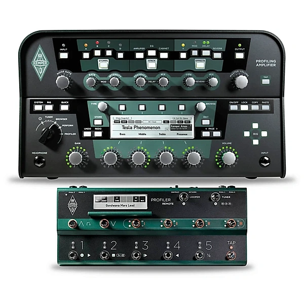 Футсвич Kemper Profiler Set: Head Black and Remote (Набор из усилителя и футсвича)