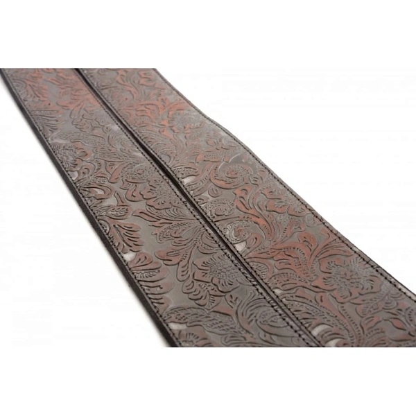 Ремень для гитары RightOn Straps On Leathercraft Blackguard Black