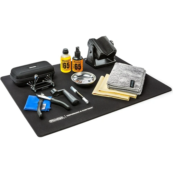Набор для ухода за гитарой Dunlop DGT301 System 65 String Change Tech Kit