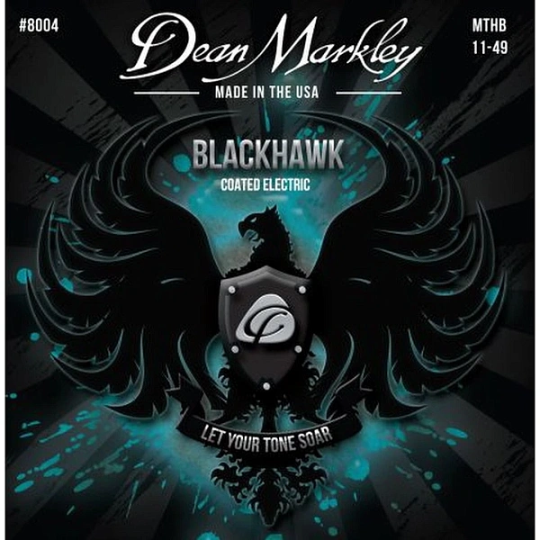 Струны для электрогитары Dean Markley 8004 Blackhawk 11-49