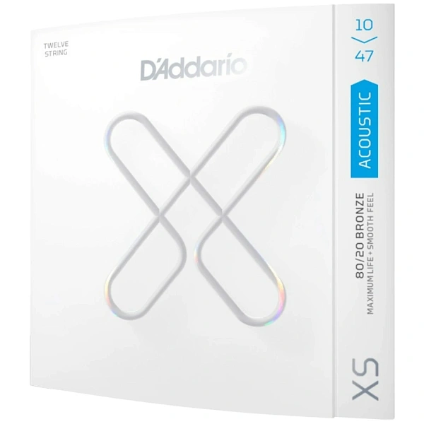 Струны для 12-ти струнной гитары D'Addario XSABR1047-12 10-47