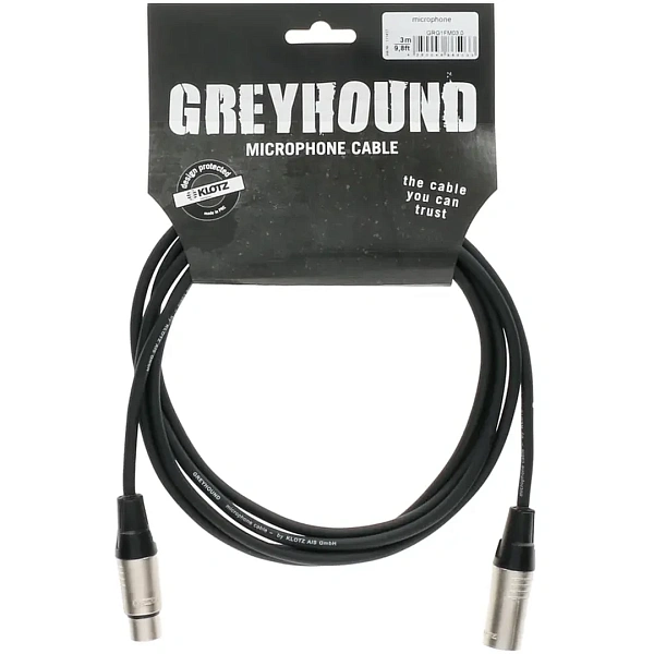 Микрофонный кабель Klotz Greyhound LPXGRG1FM-0300