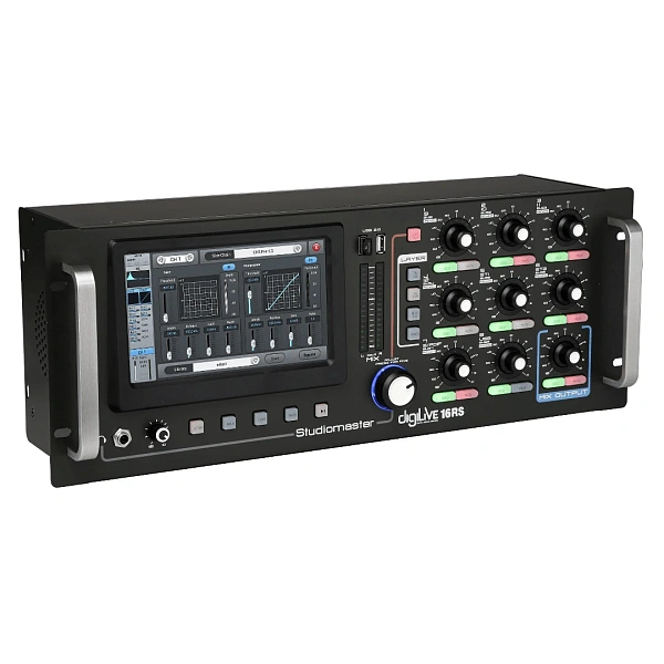 Цифровой рэковый микшерный пульт Studiomaster DigiLive 16RS